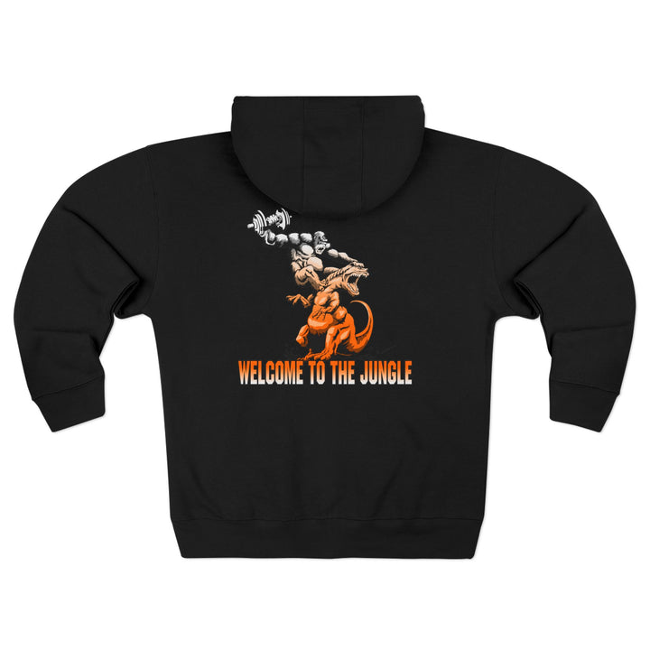 CG APE VS ZILLA 2ND FIGHT ORANGE WHITE FADE /WELCOME TO THE JUNGLE ZIP UP