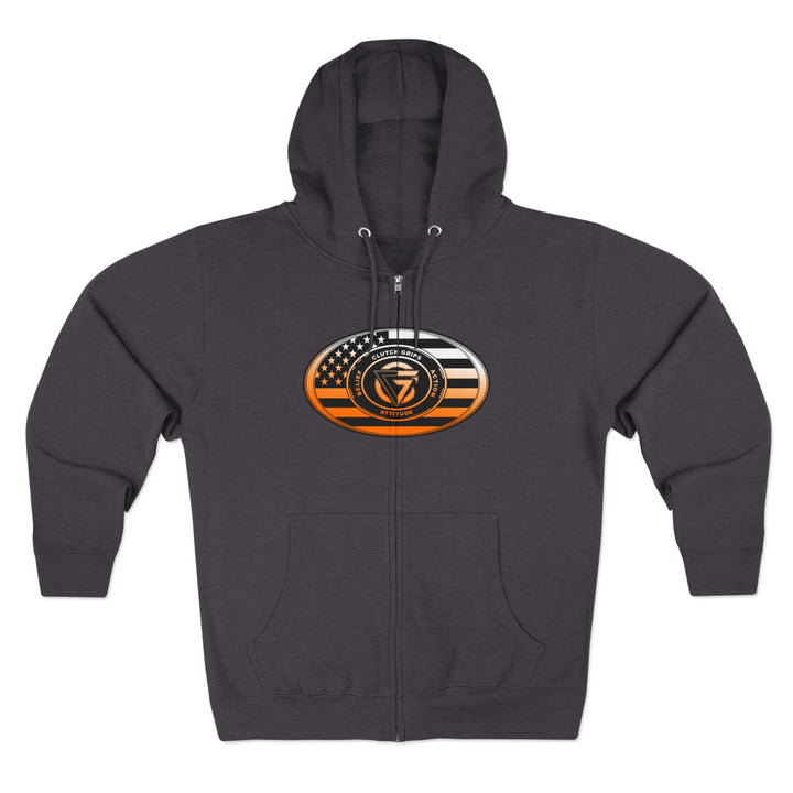 CG LIFT KICK ORANGE WHITE FADE/WELCOME TO THE JUNGLE ZIP UP