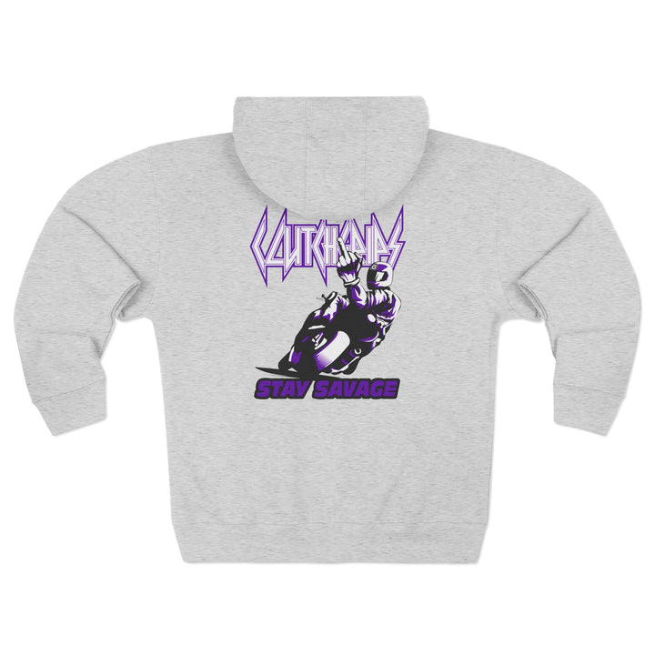 CG EZ RIDER PRUPLE WHITE /STAY SAVAGE ZIP UP