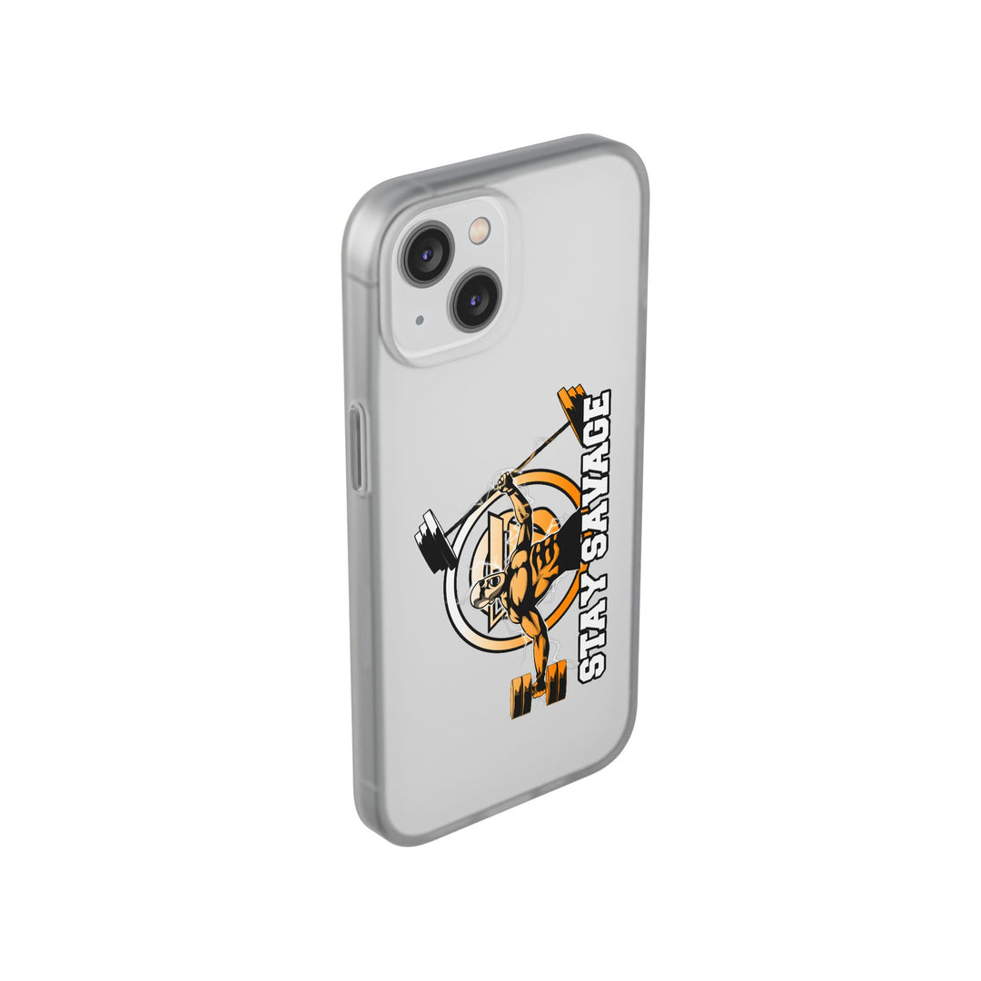 SPARTAN LIFT ORANGE WHITE PHONE CASE/STAY SAVAGE