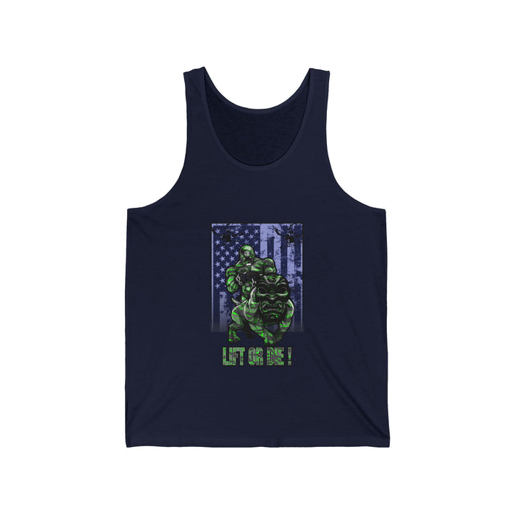 ANGRY DOG GREEN GREY CAMO TANK FLAG/LIFT OR DIE