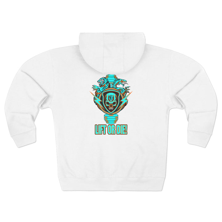 CG SGL SKULL BELL MIAMI STYLE/LIFT OR DIE ZIP UP