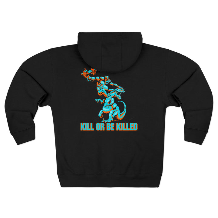 CG APE VS ZILLA 2ND FIGHT MIAMI COLORS /KILL OR BE KILLED ZIP UP
