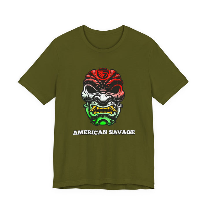 SAMURAI MAC RED WHITE GREEN FADE /AMERICAN SAVAGE