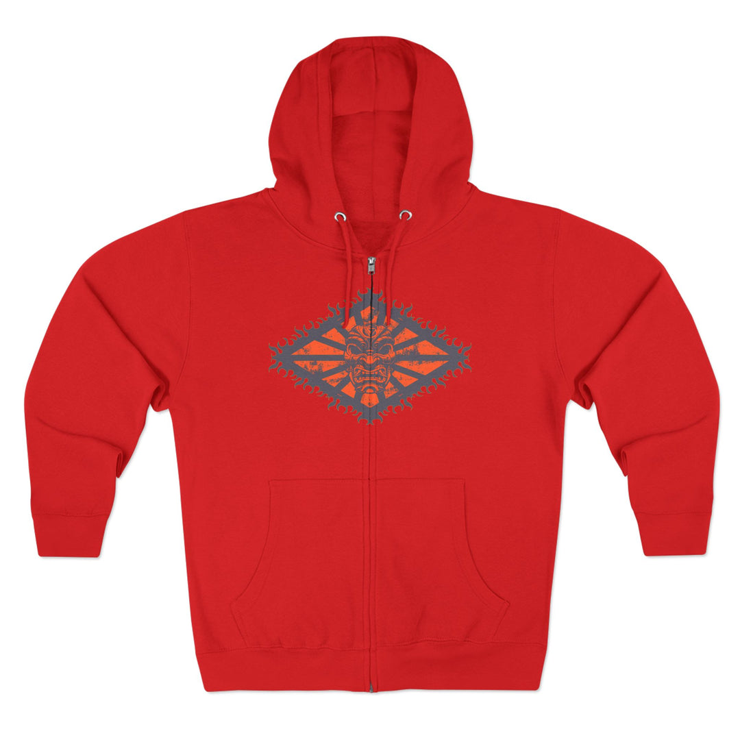 CG MAC SNAP GREY ORANGE /LIFT OR DIE ZIP UP