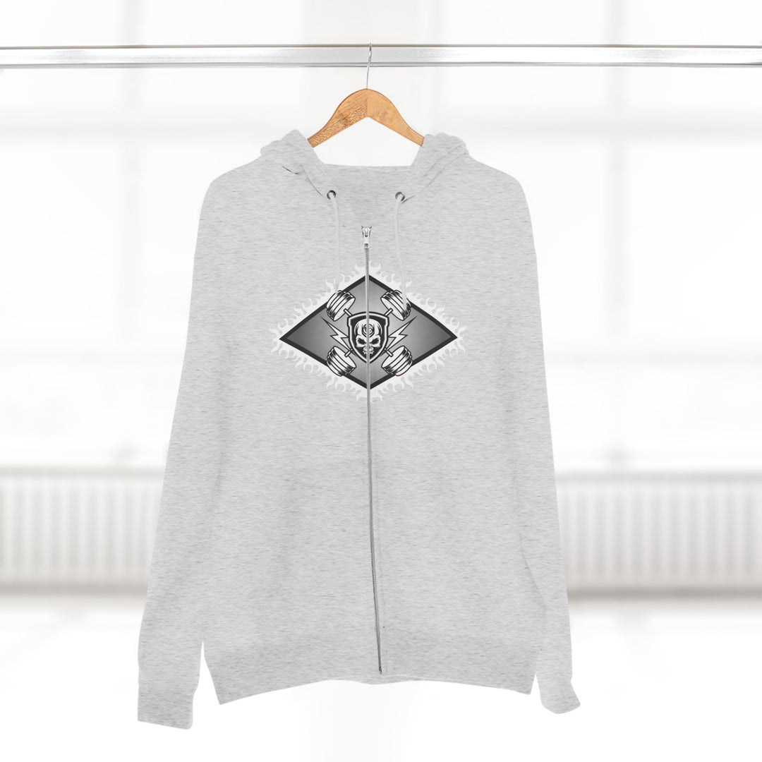 WICKED VIPER BLACK WHITE /LIFT OR DIE ZIP UP