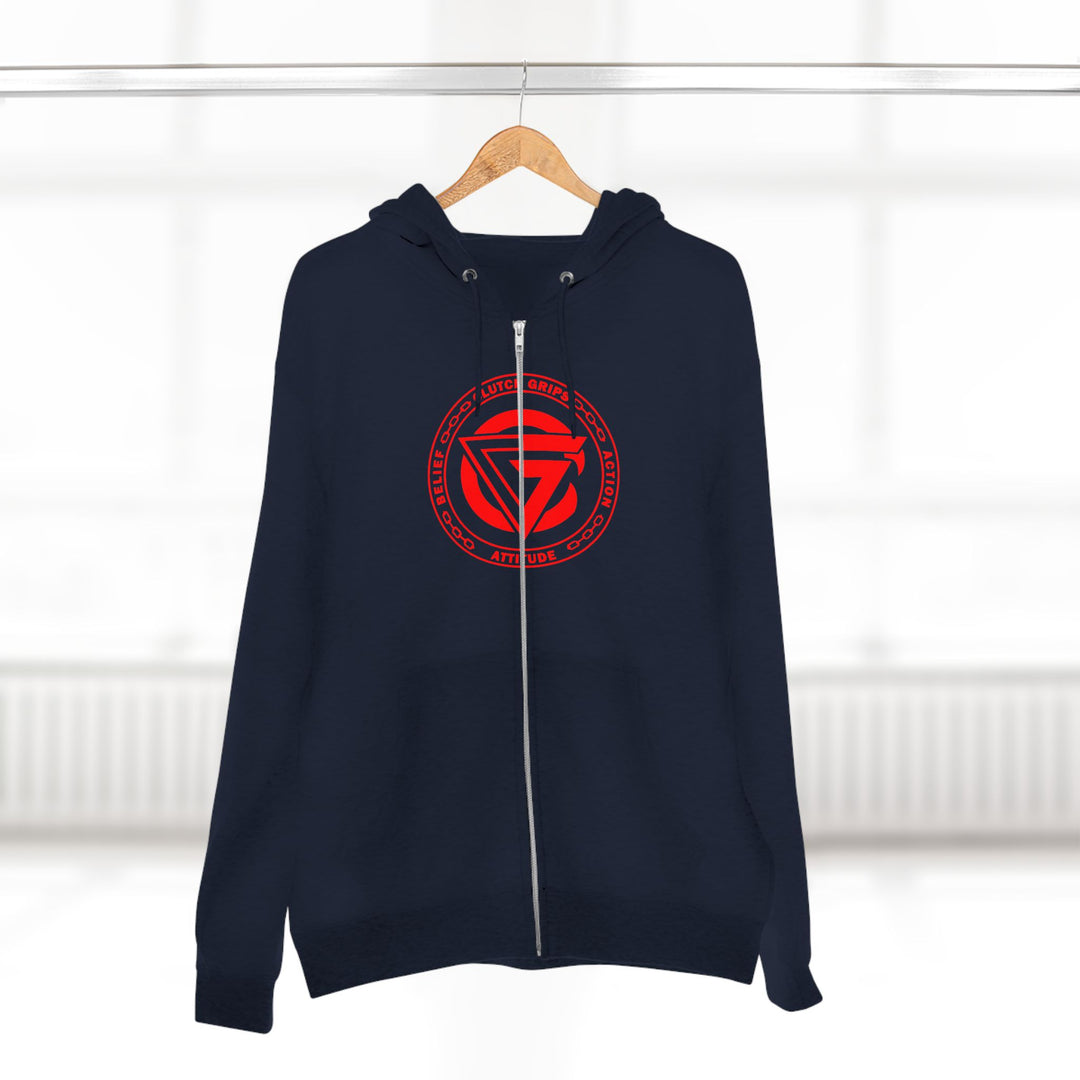 CG FINAL BOSS RED/CONQUER ZIP UP