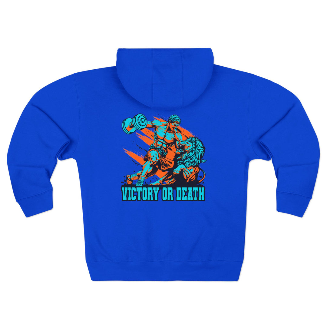 CG COLISEUM MAC VS LION MIAMI COLORS /VICTORY OR DEATH ZIP UP