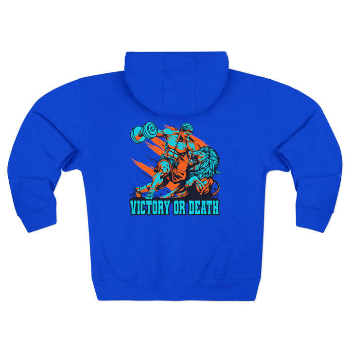 CG COLISEUM MAC VS LION MIAMI COLORS /VICTORY OR DEATH ZIP UP