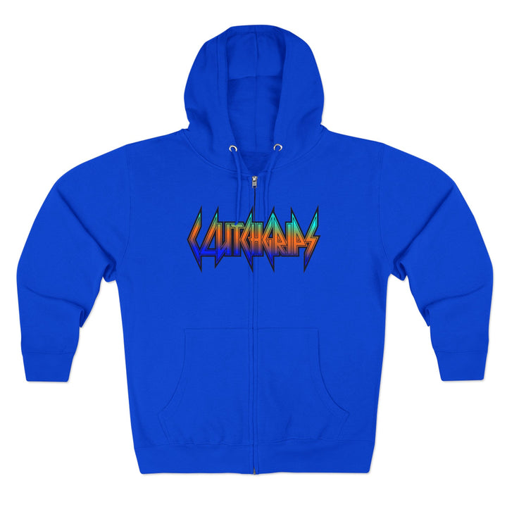 CG SERPENT SLAYER BLUE ORANGE AQUA /DONT BE A BITCH ZIP UP