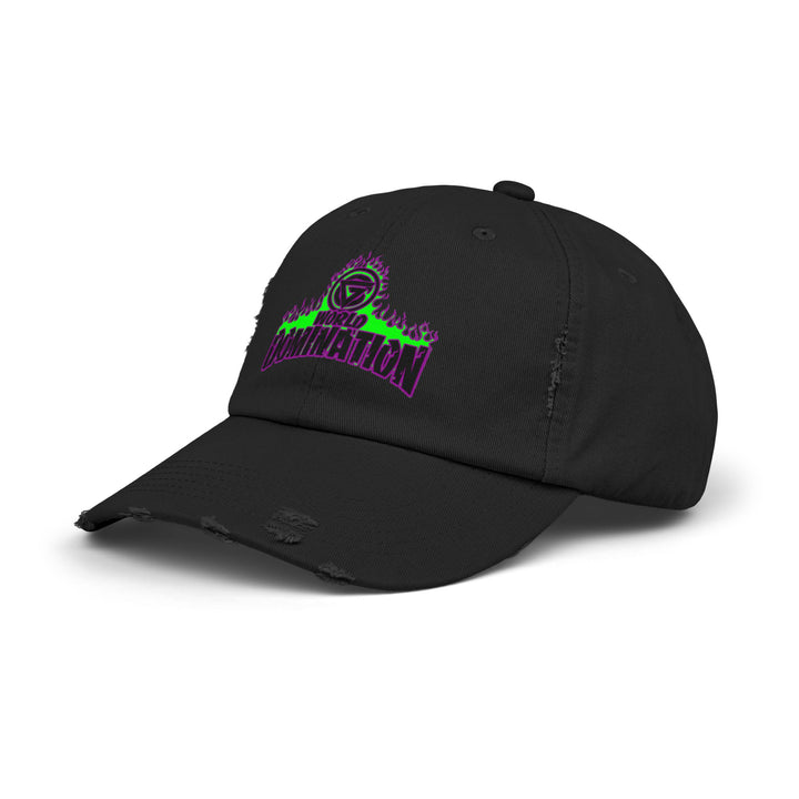 CG PURPLE GREEN FIRE /WORLD DOMINATION CAP