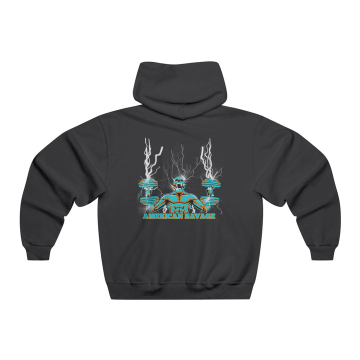 RIDE THE LIGHTNING MIAMI AQUA ORANGE /AMERICAN SAVAGE ZIP UP