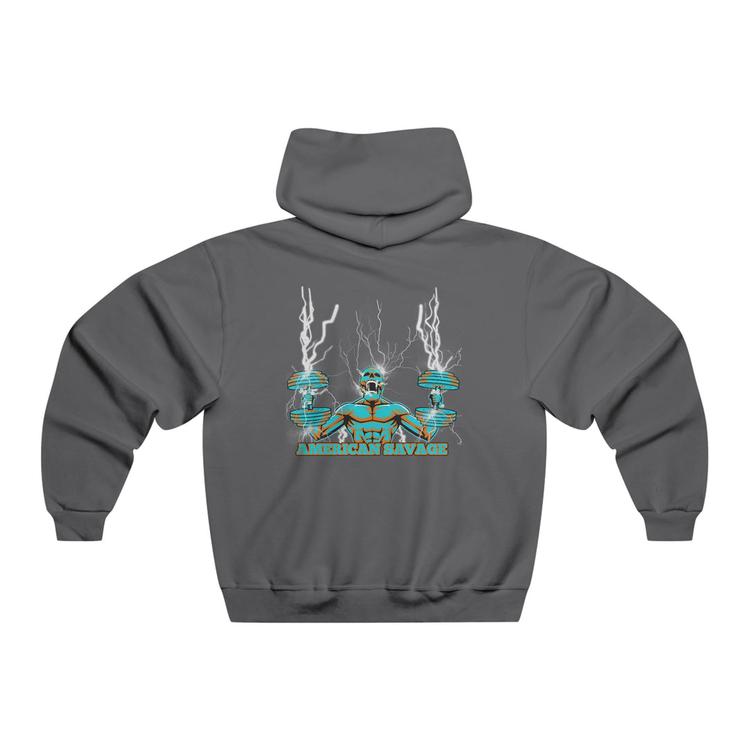 RIDE THE LIGHTNING MIAMI AQUA ORANGE /AMERICAN SAVAGE ZIP UP