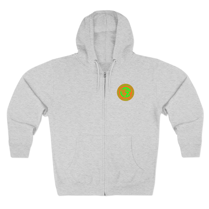 SPARTAN LIFT ORANGE GREEN  /STAY SAVAGE ZIP UP