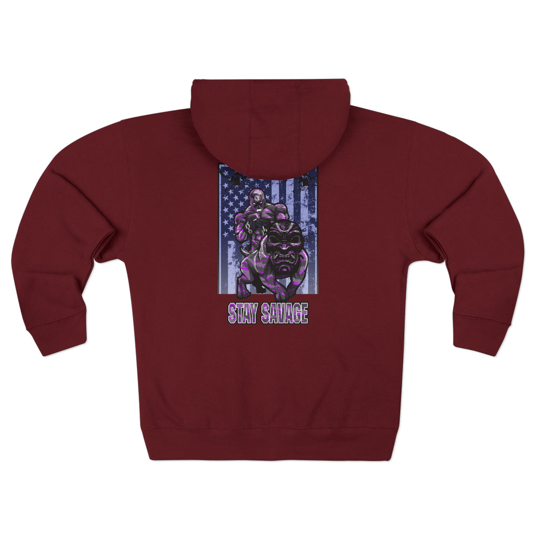 CG ANGRY DOG GREY CAMO PURPLE/STAY SAVAGE