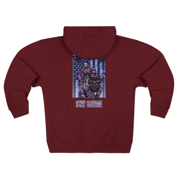 CG ANGRY DOG GREY CAMO PURPLE/STAY SAVAGE