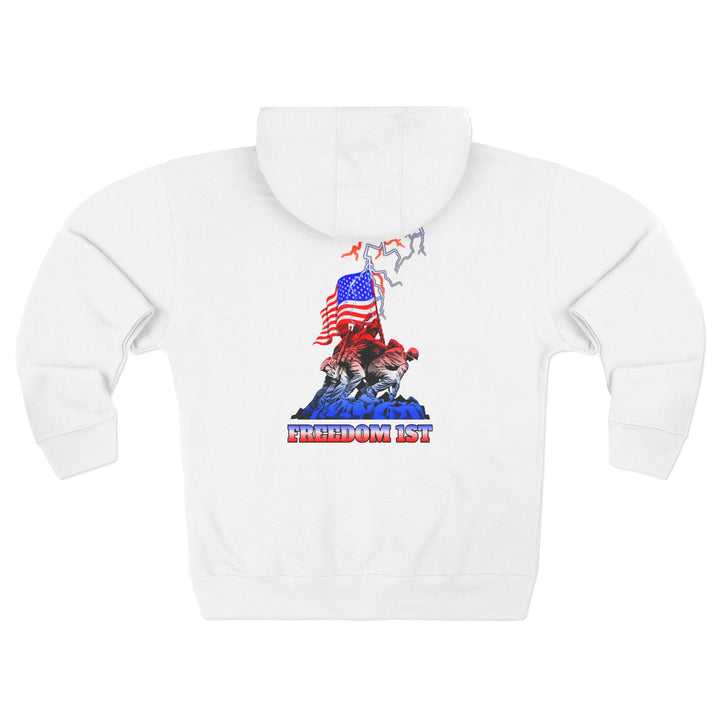 CG A AMERICAN WARRIORS ORANGE WHITE FADE /FREEDOM 1ST ZIP UP