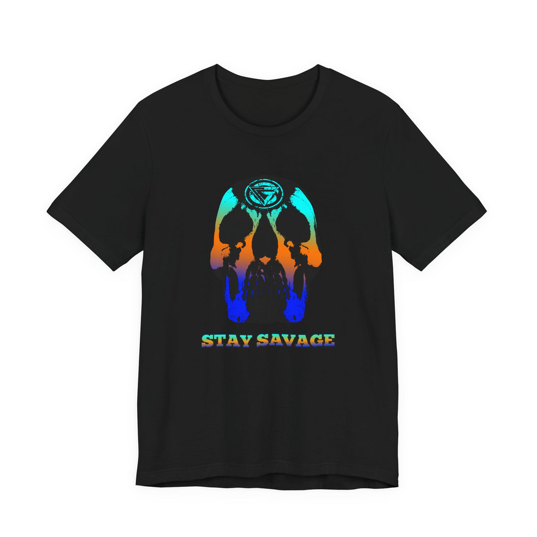 SKULLATOR BLUE ORANGE AQUA  /STAY SAVAGE