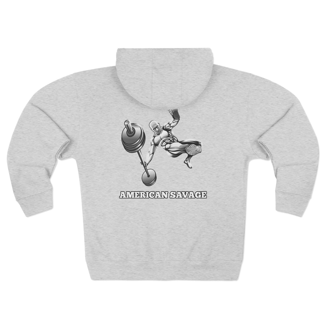 CG MAC JUMP WHITE /AMERICAN SAVAGE ZIP UP