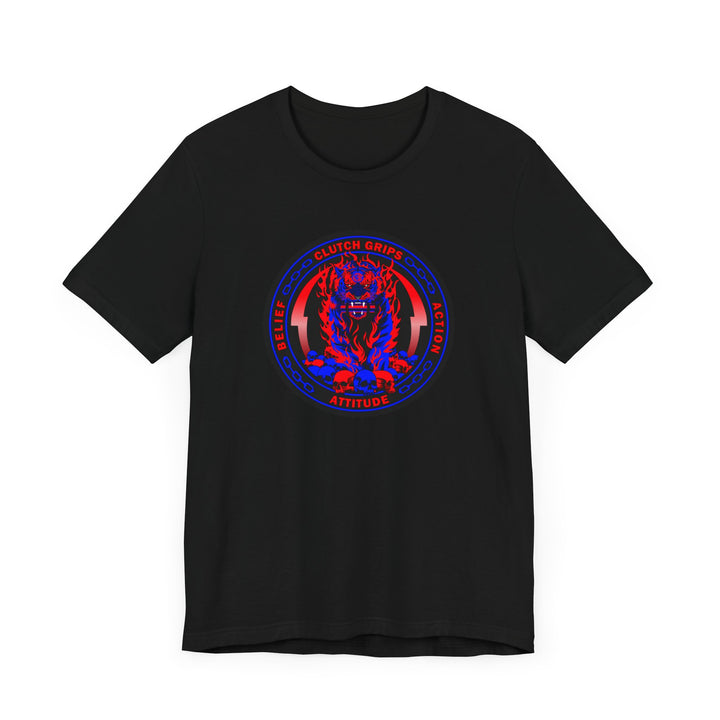 DYNAMITE TIGER RED BLUE COIN STYLE