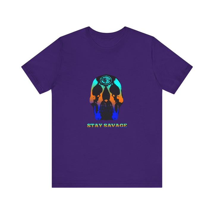 SKULLATOR BLUE ORANGE AQUA  /STAY SAVAGE