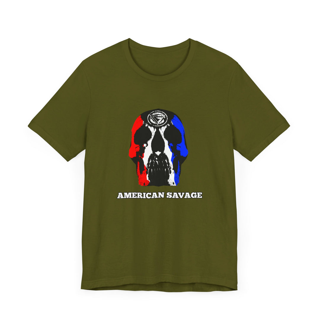 SKULLATOR RED WHITE BLUE /AMERICAN SAVAGE