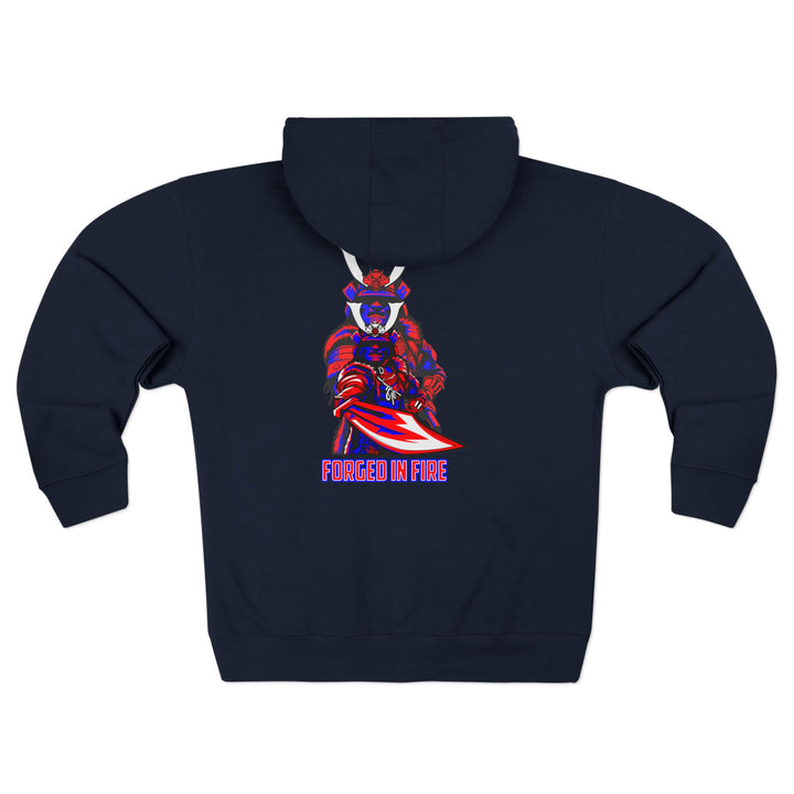 CG MAC SAMURAI BLADE RED WHITE BLUE/FORGED IN FIRE ZIP UP