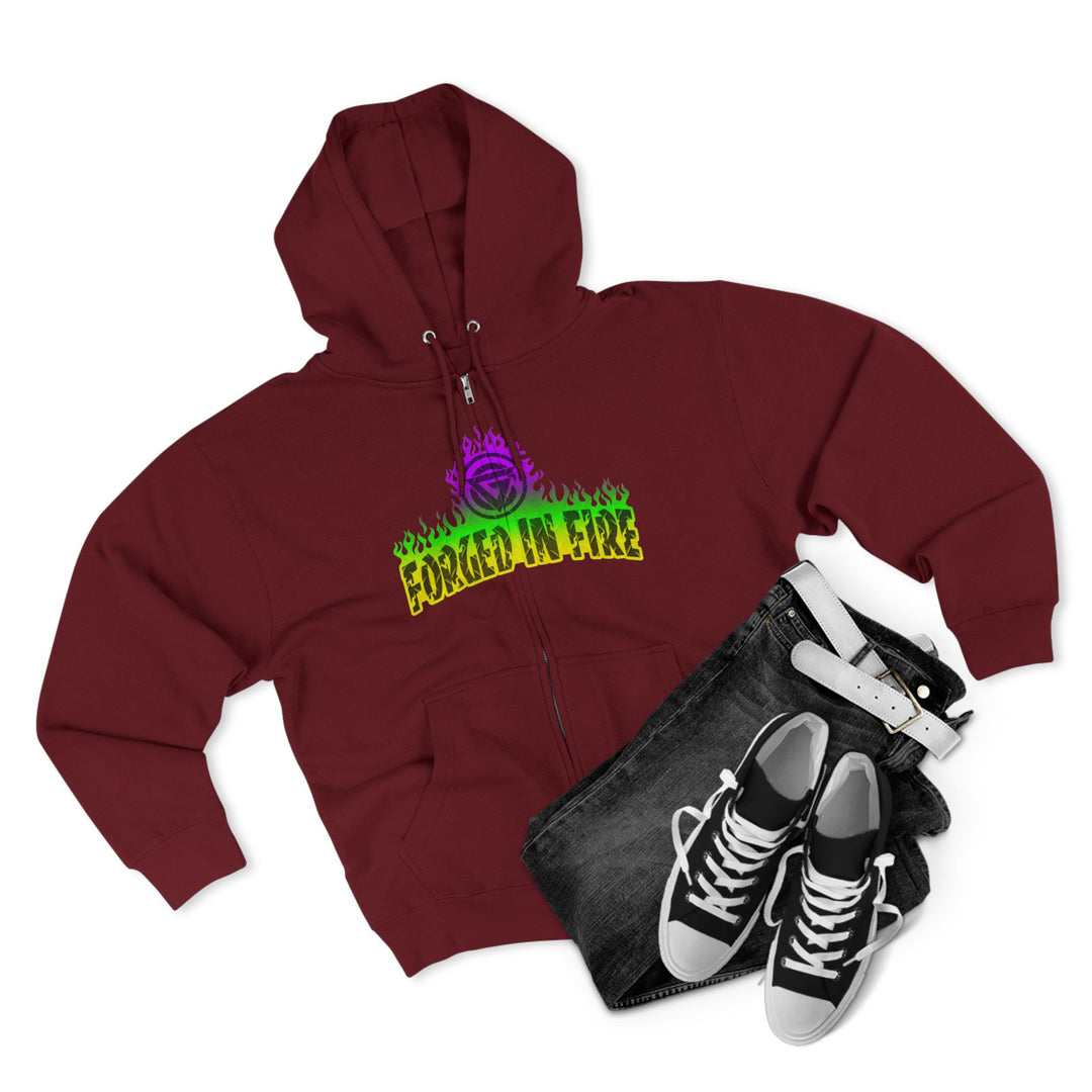 CG LIGHTNING KING YELLOW GREEN PURPLE /STAY SAVAGE ZIP UP