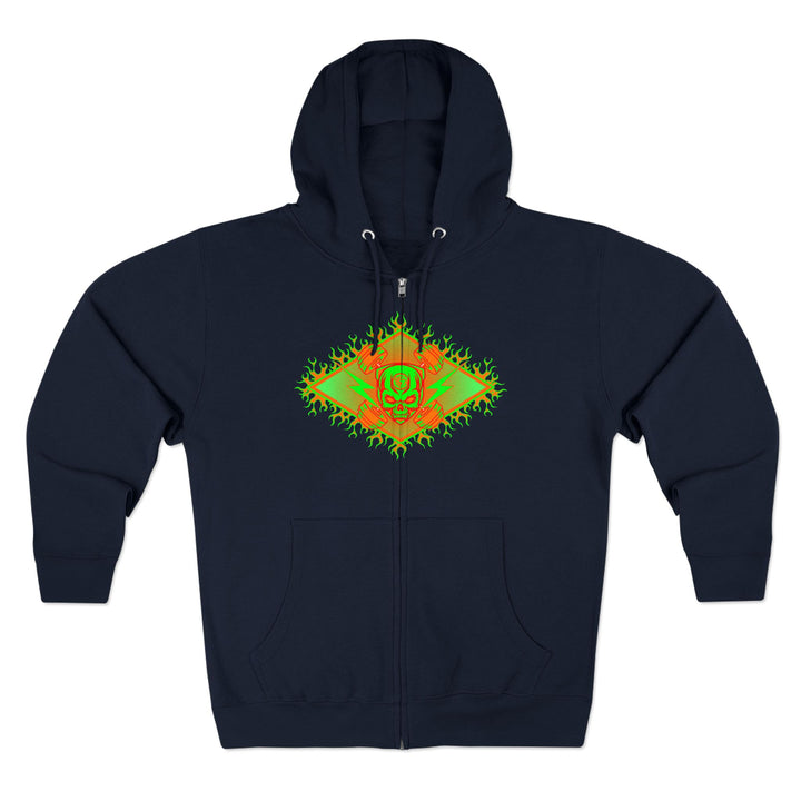 CG LIFT KICK ORANGE GREEN/LIFT HARDER ZIP UP
