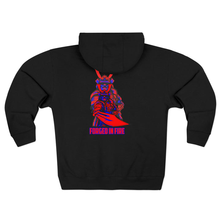 CG MAC SAMURAI BLADE RED BLUE/FORGED IN FIRE ZIP UP
