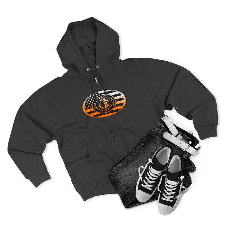 CG LIFT KICK ORANGE WHITE FADE/WELCOME TO THE JUNGLE ZIP UP