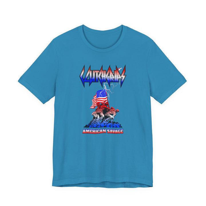 CG PATRIOT FREEDOM SHIRT RED WHITE BLUE FADE /AMERICAN SAVAGE