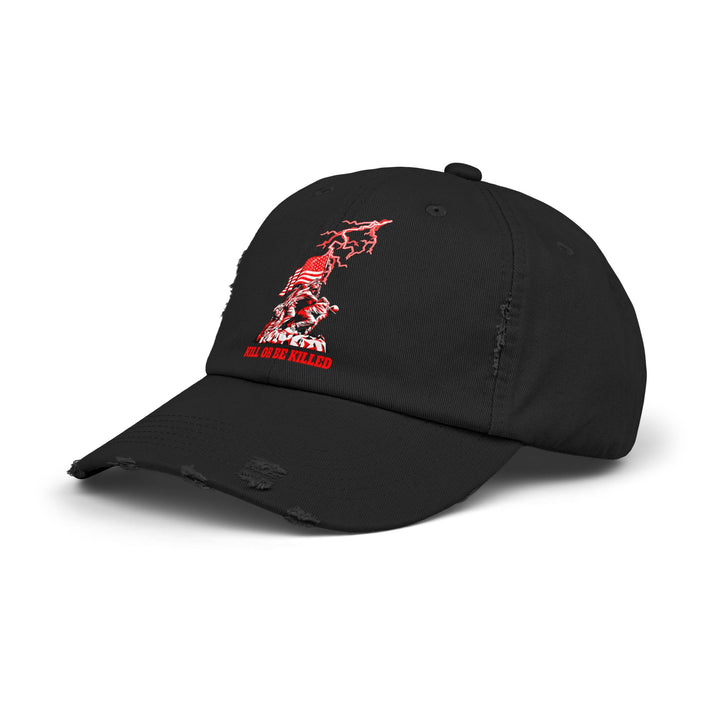 AMERICAN WARRIOR RED WHITE/KILL OR BE KILLED CAP