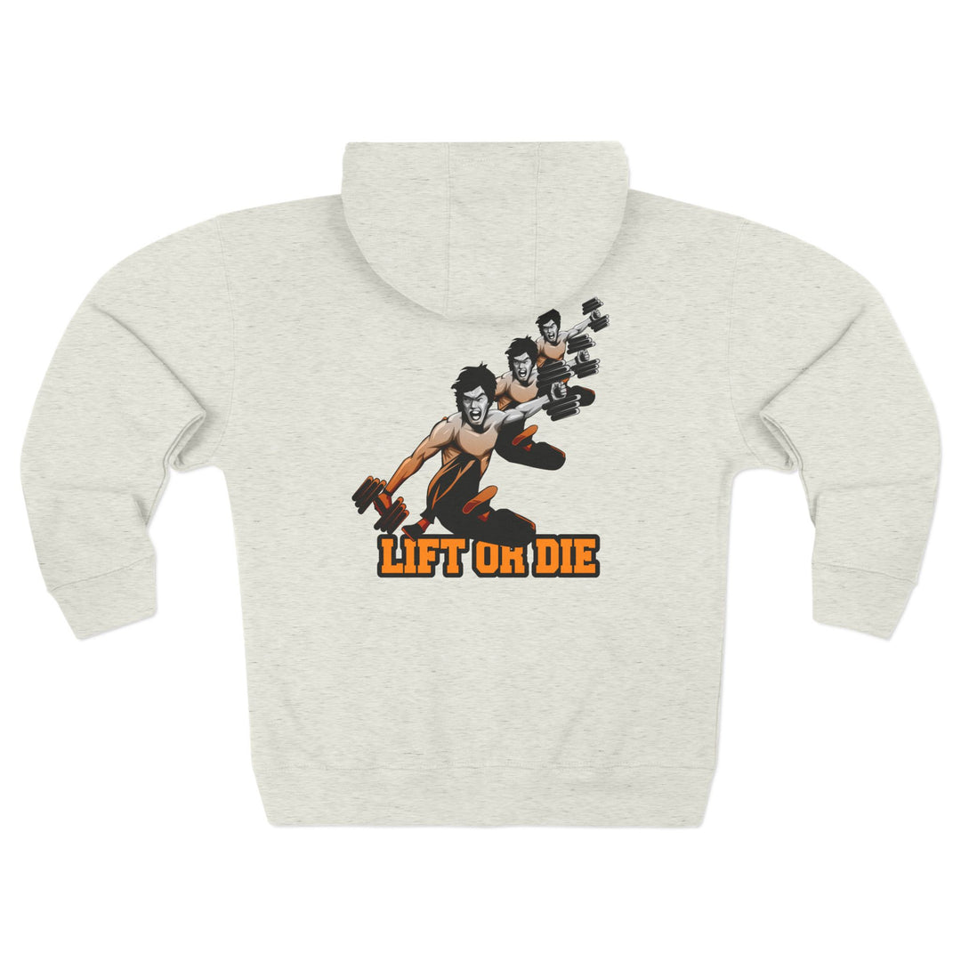 CG LIFT KICK ORANGE WHITE FADE /LIFT OR DIE ZIP UP
