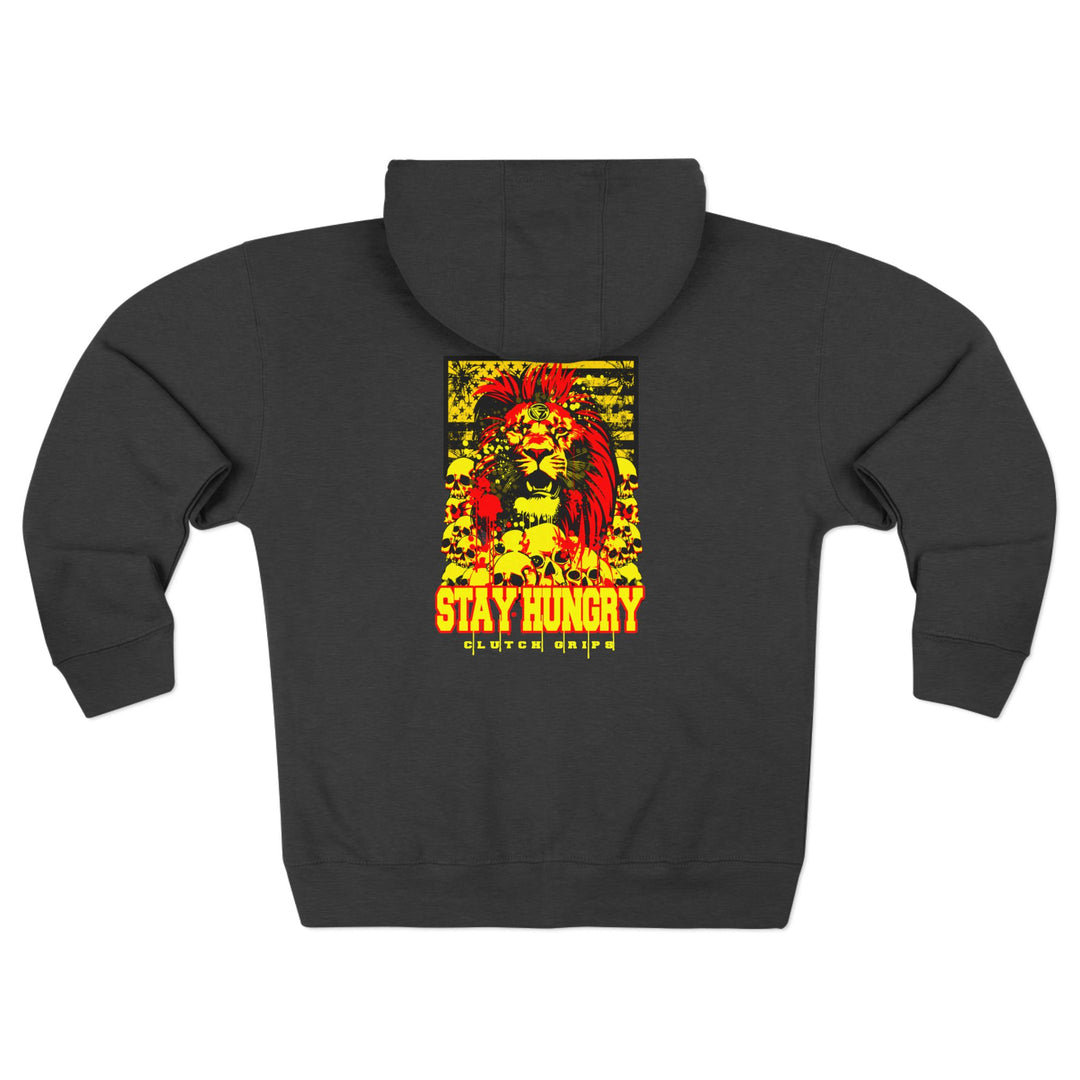 CG LION HEART RED YELLOW /STAY HUNGRY ZIP UP