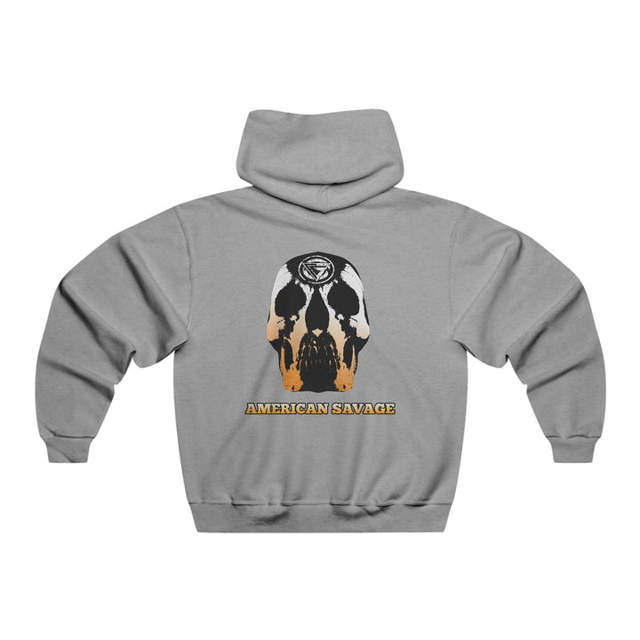 SKULLATOR- ORANGE WHITE FADE/AMERICAN SAVAGE