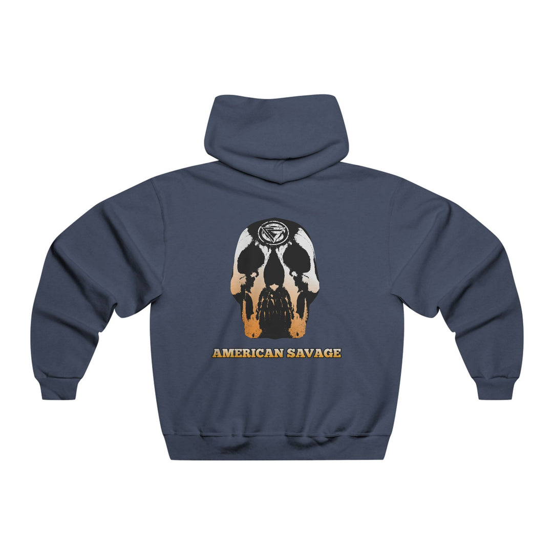 SKULLATOR- ORANGE WHITE FADE/AMERICAN SAVAGE