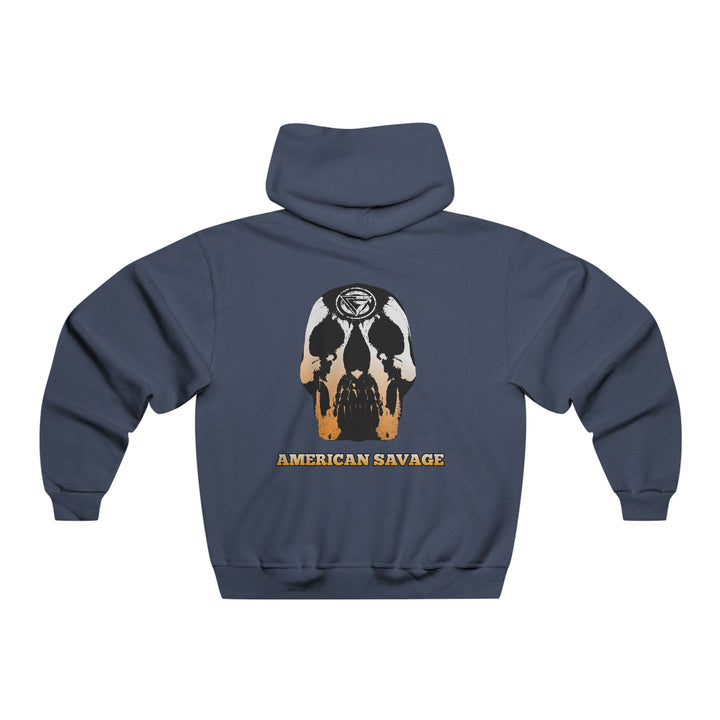 SKULLATOR- ORANGE WHITE FADE/AMERICAN SAVAGE