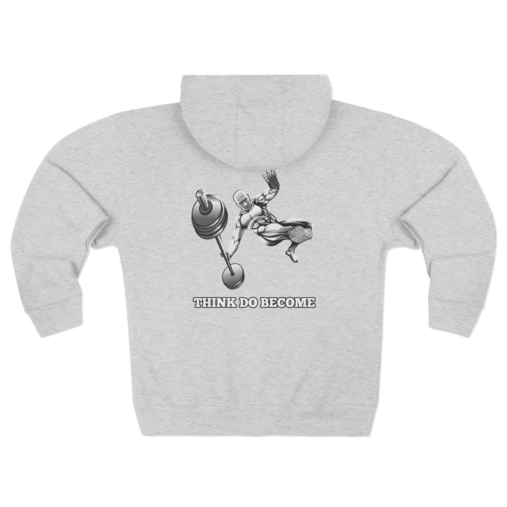 CG MAC JUMP WHITE /THINK DO BECOME ZIP UP