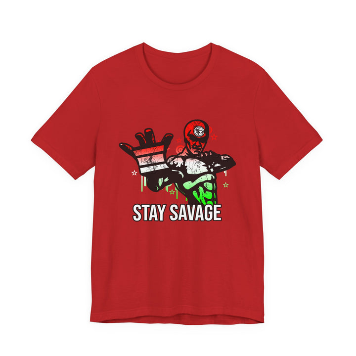 GRIP MASTER MAC RED WHITE GREEN FADE /STAY SAVAGE