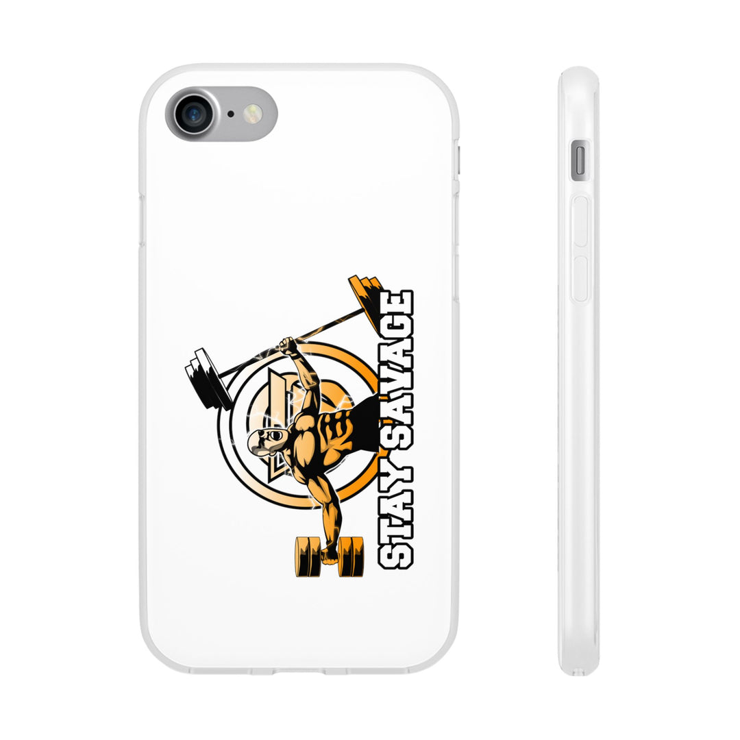 SPARTAN LIFT ORANGE WHITE PHONE CASE/STAY SAVAGE
