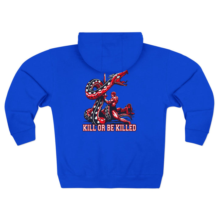 CG SERPENT SLAYER RED BLACK /KIL OR BE KILLED ZIP UP