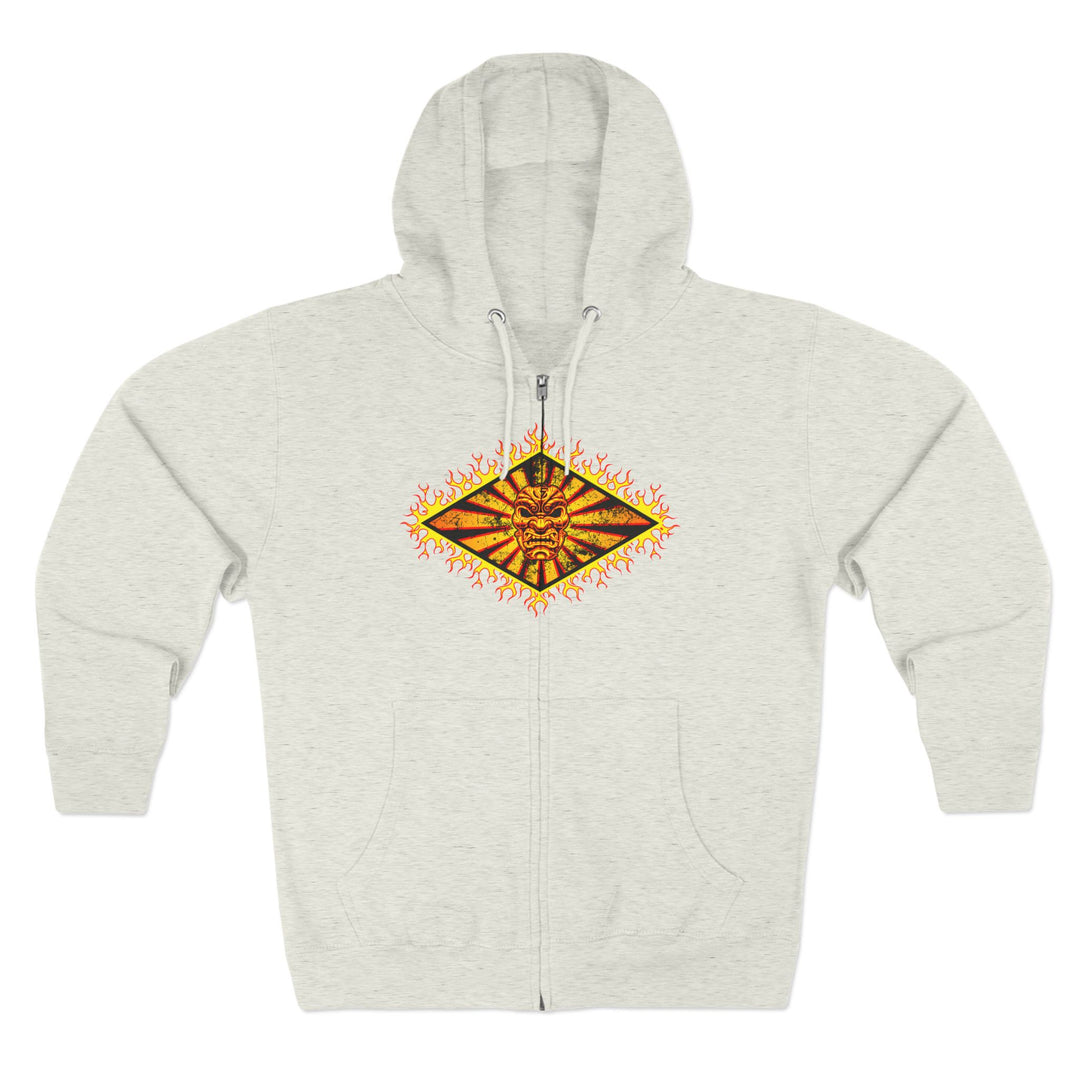 CG ANGRY DOG GOLD RED DIAMOND/AMERICAN SAVAGE ZIP UP