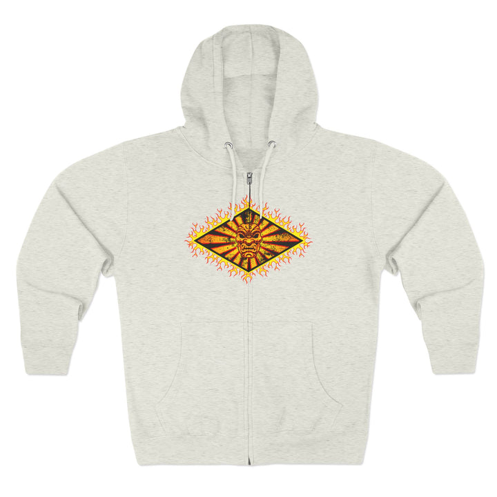 CG ANGRY DOG GOLD RED DIAMOND/AMERICAN SAVAGE ZIP UP