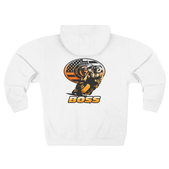 EZ RIDER ORANGE WHITE FADE /BOSS ZIP UP