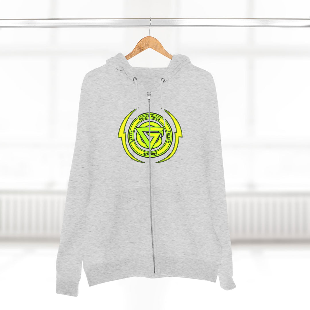 CG LIME GREEN COLISEUM MAC LIFT HARDER ZIP UP