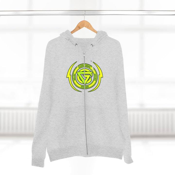 CG LIME GREEN COLISEUM MAC LIFT HARDER ZIP UP