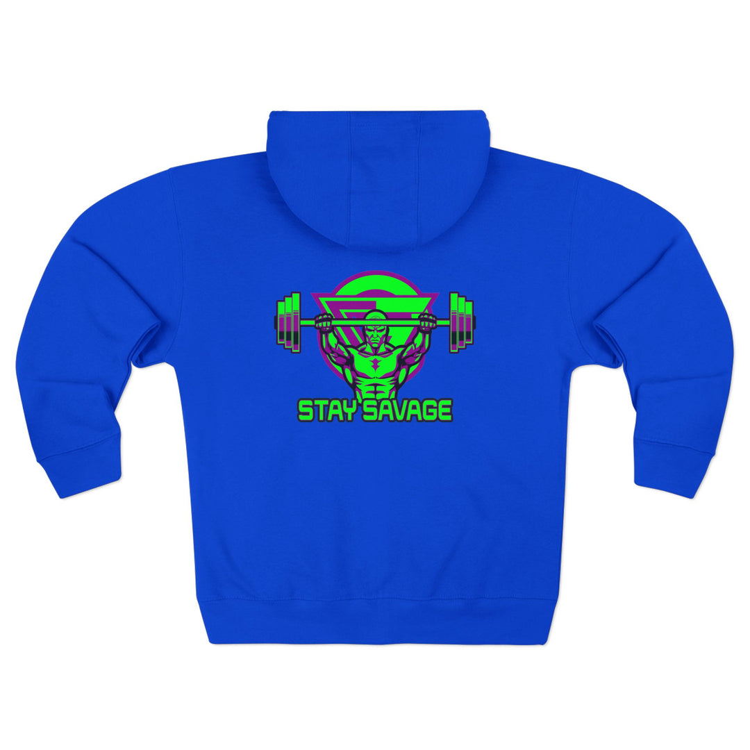 ENTER THE MAC PURPLE GREEN/STAY SAVAGE ZIP UP