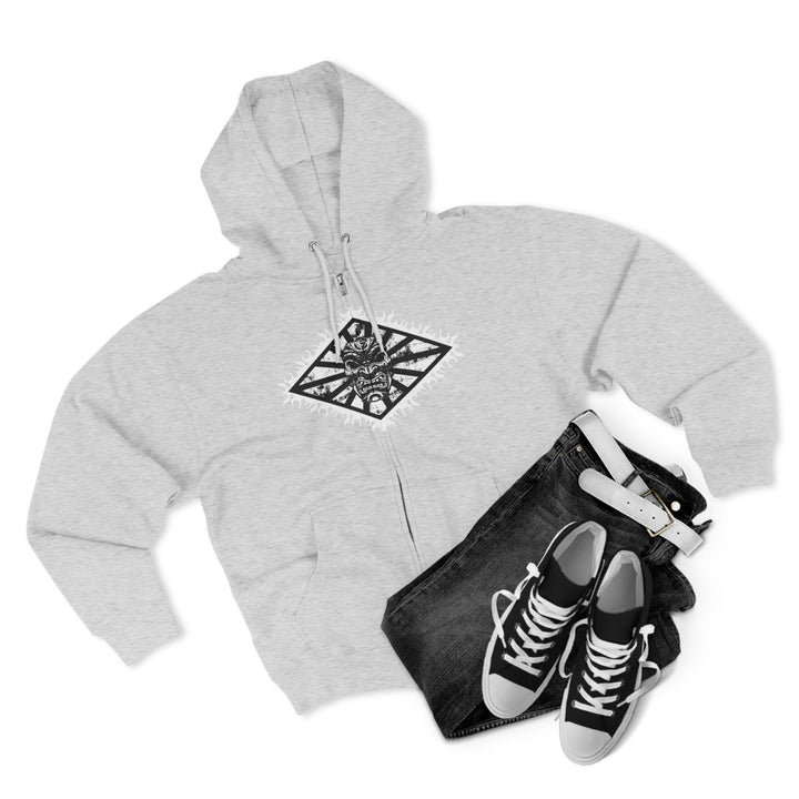 WICKED VIPER BLACK WHITE /LIFT HARDER ZIP UP