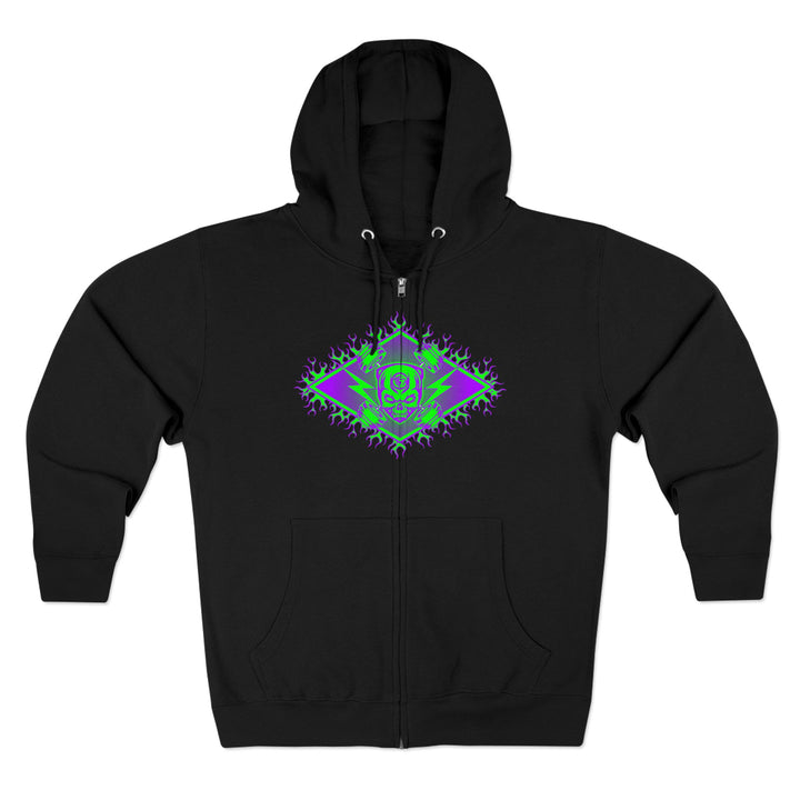 CG MAC JUMP PURPLE GREEN/LIFT OR DIE ZIP UP